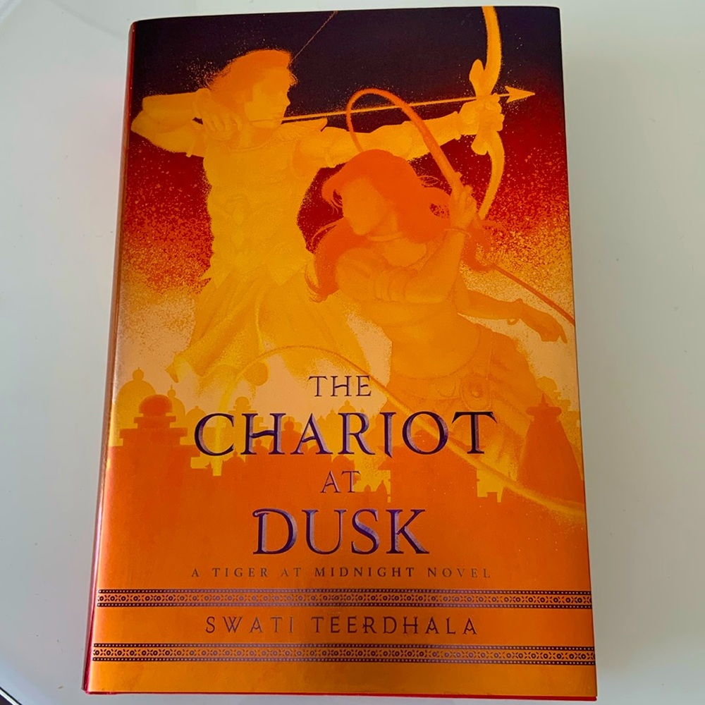 The chariot at dusk by swati teerdhala hardcover fantasty book tiger at midnight